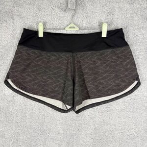 Vuori Women's Omni Performance Shorts Size L Black‎ Gray Athletic Activewear UPF